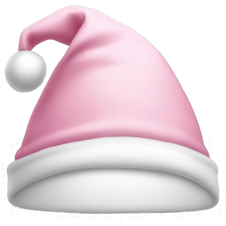 light pink santa hat emoji