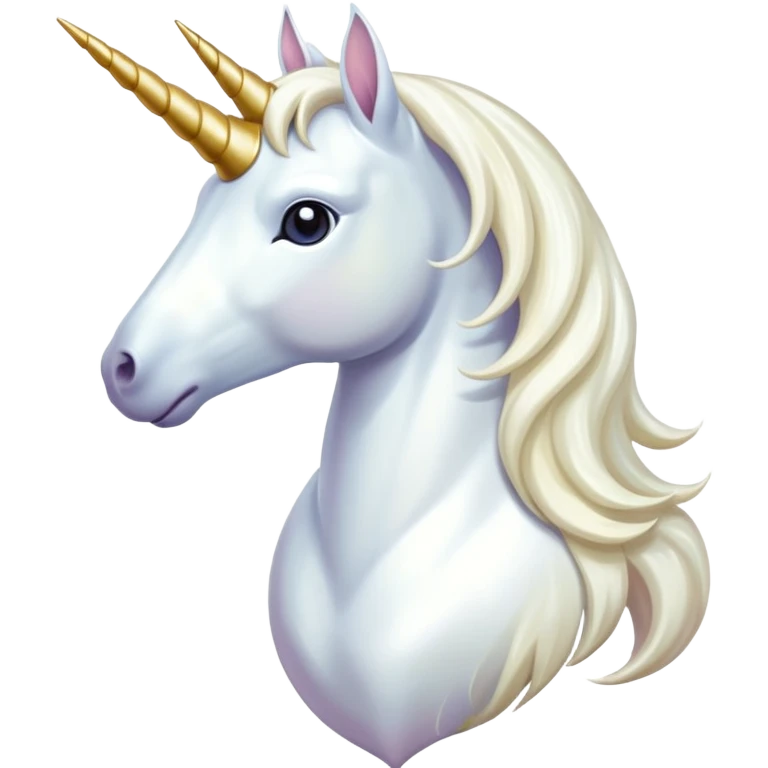 Unicorn white 🦄 emoji