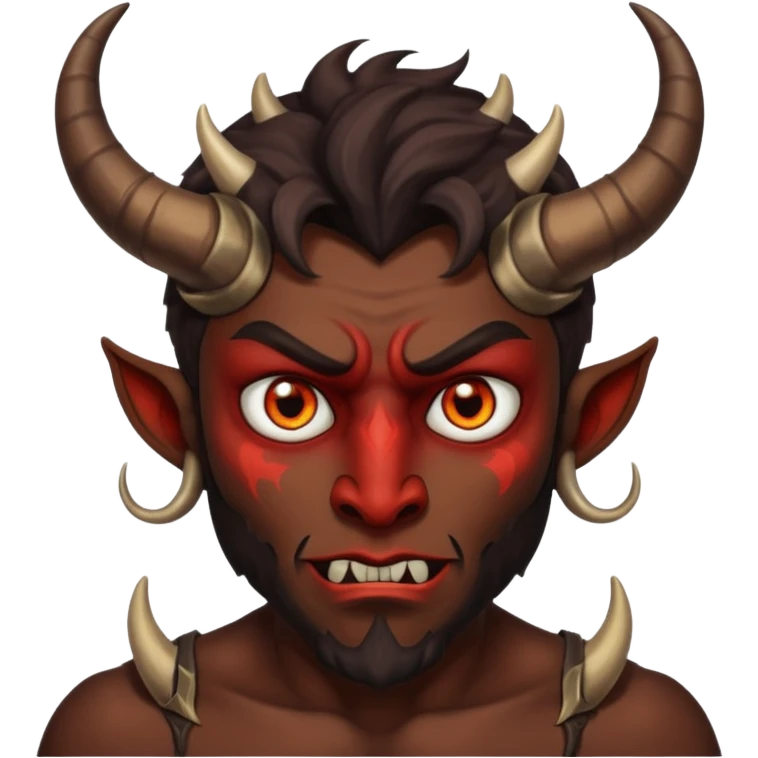 man with demon personality emoji
