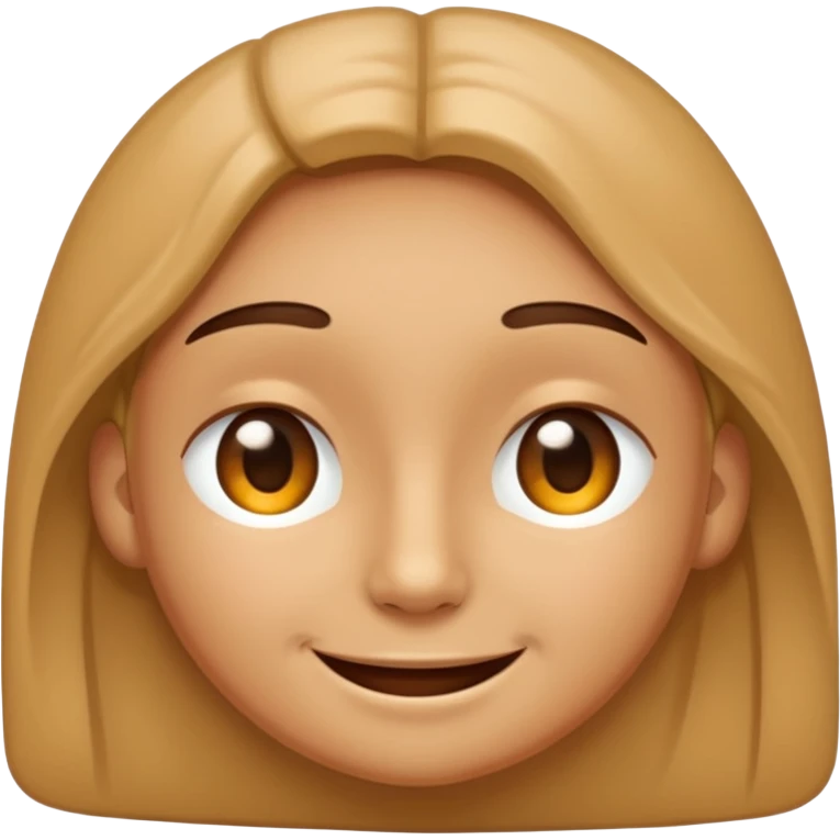 A smiling face with barely open eyes. emoji