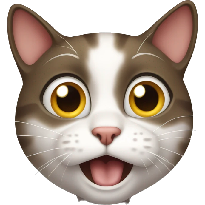 Shocked cat  emoji