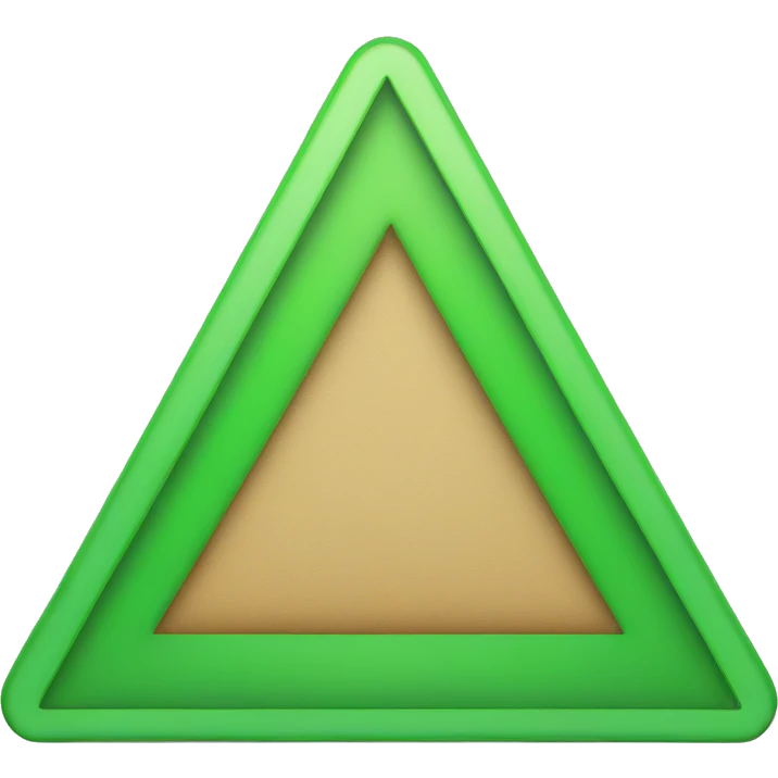 Green triangle emoji