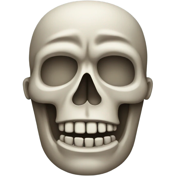 skull sob moai emoji