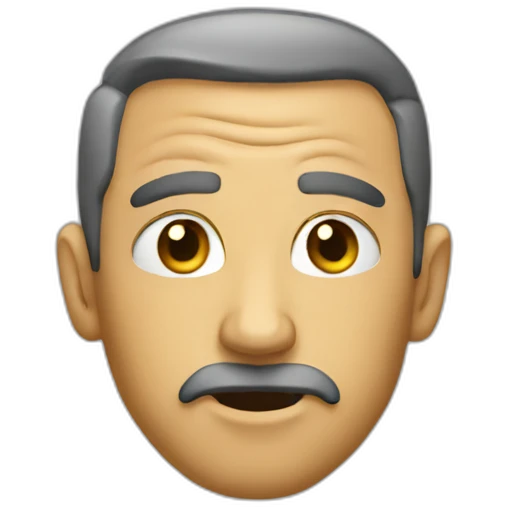 Strange man emoji
