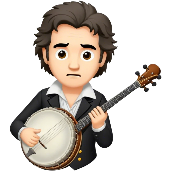 Beethoven explosion banjo emoji