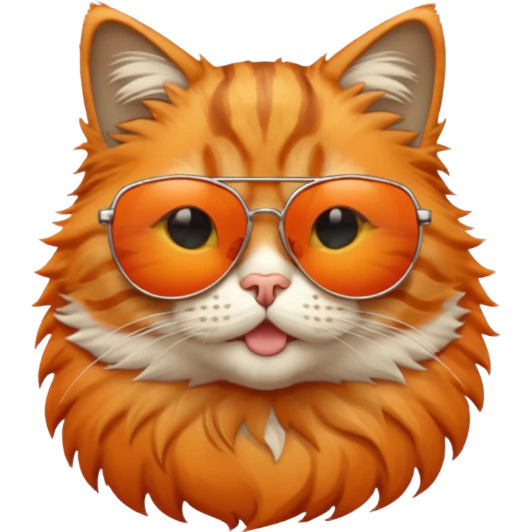 Cat wearing sunglasses emoji