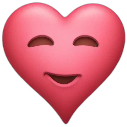 Heart made by hand emoji