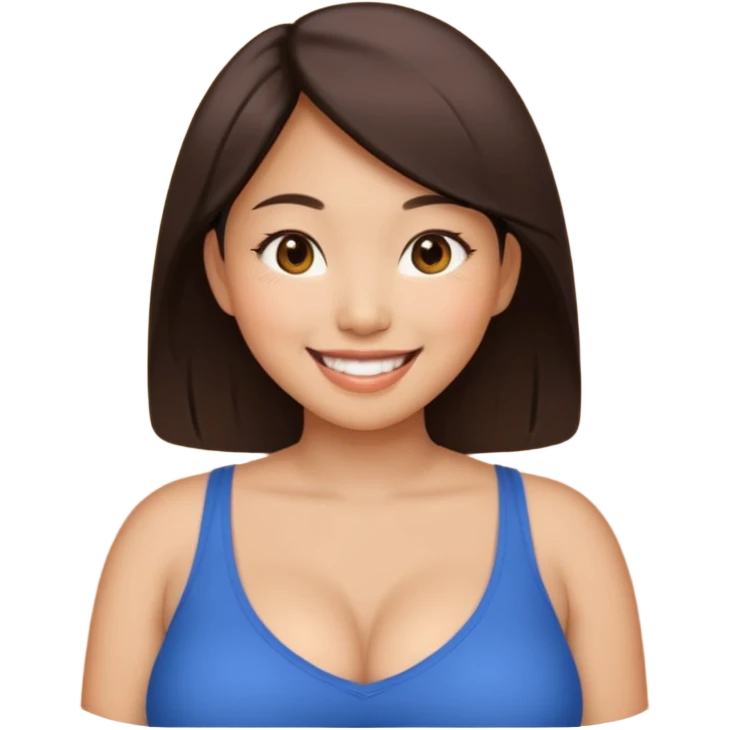 Asian big round boobs emoji