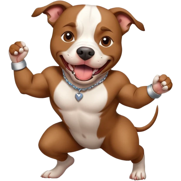 Dancing pitbull  emoji