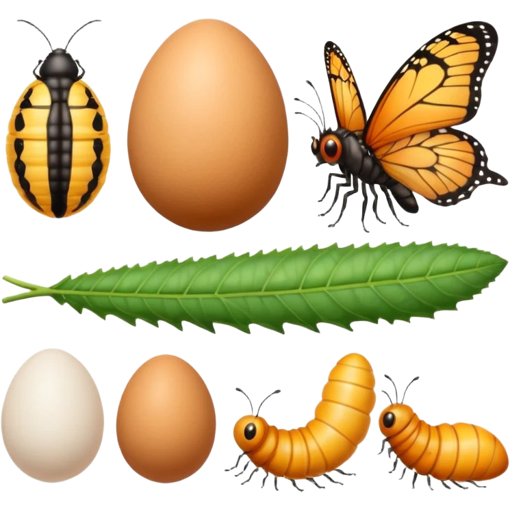 butterfly life cycle  emoji