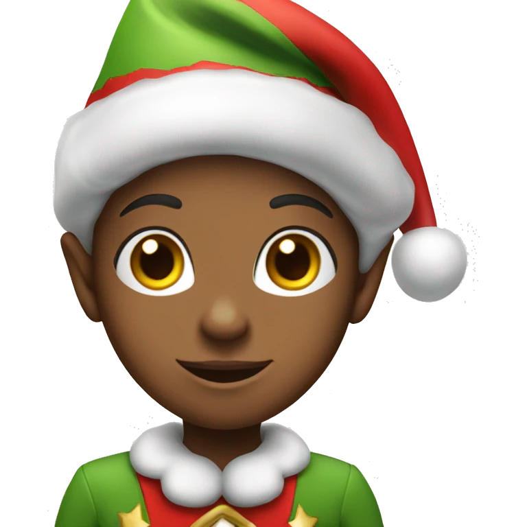  Pretty Christmas elf emoji