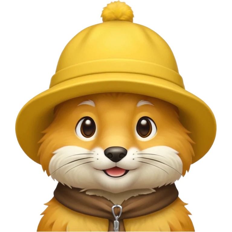 yellow hat animal emoji