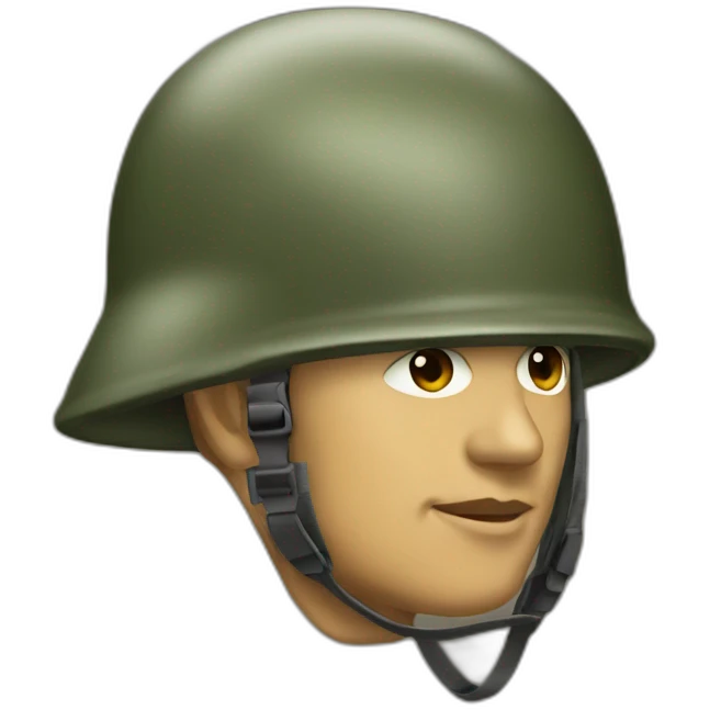 military helmet emoji