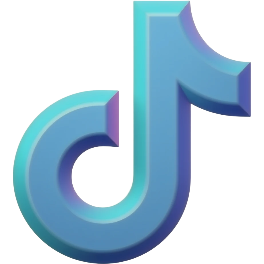 Ein blauer Haken wie bei tik tok emoji