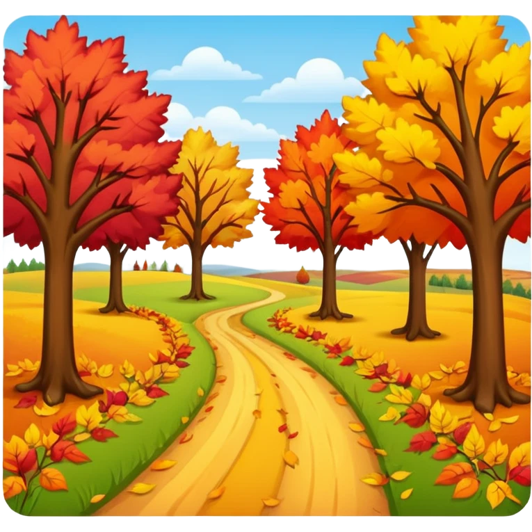 fall landscape emoji