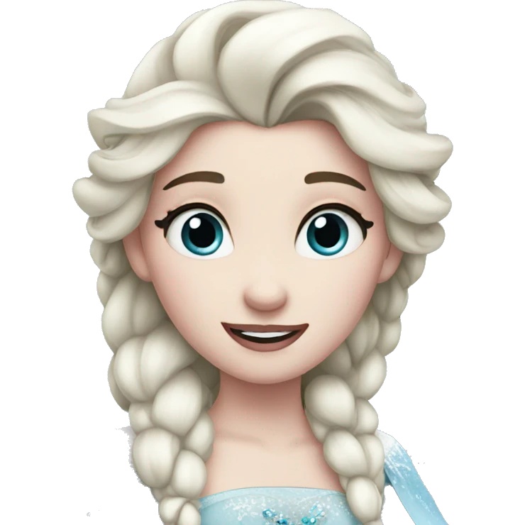 frozen princess emoji