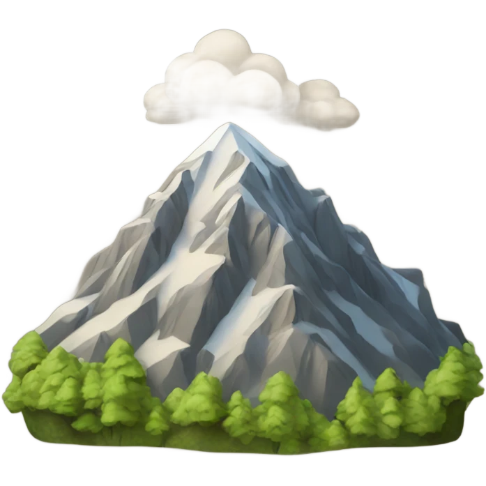 Mountain emoji
