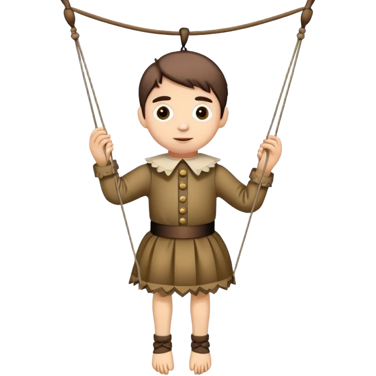 child puppet on strings emoji