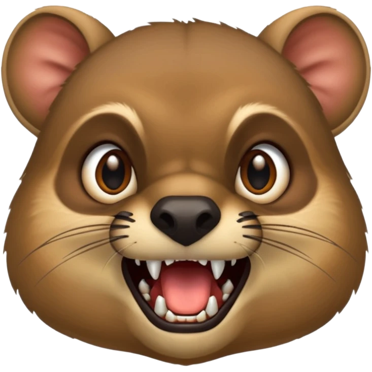 hyrax with fangs emoji