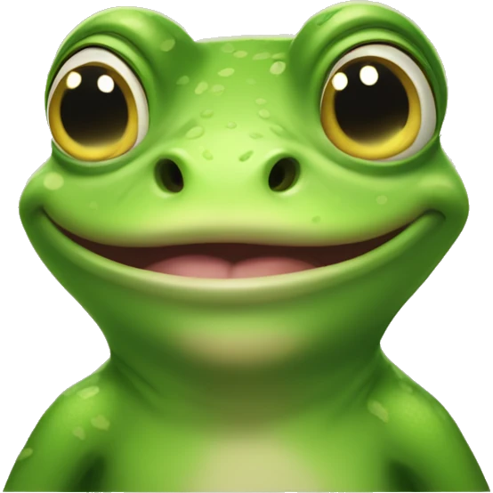 frog peepo like a goatling emoji