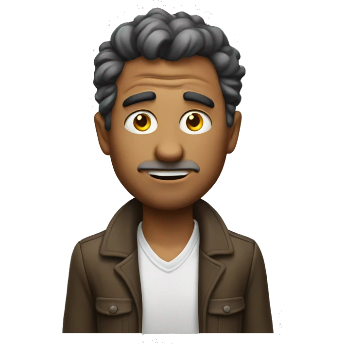 idiot man emoji