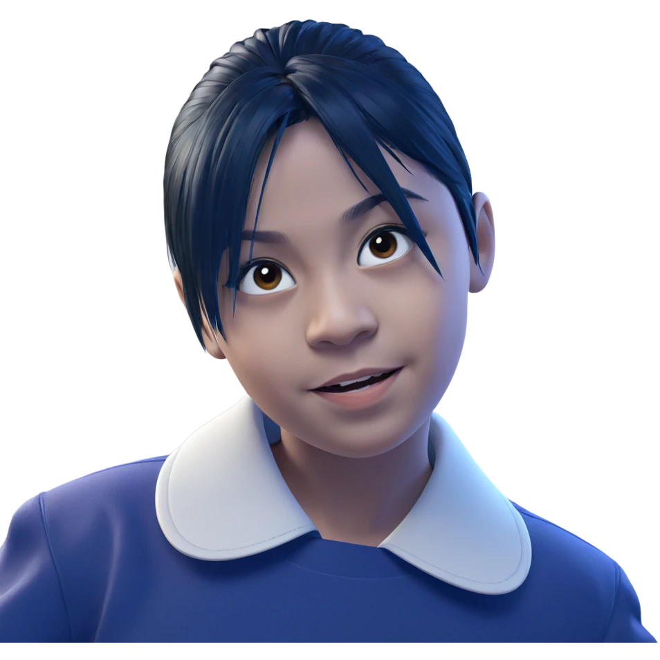 girl with short black hair emoji