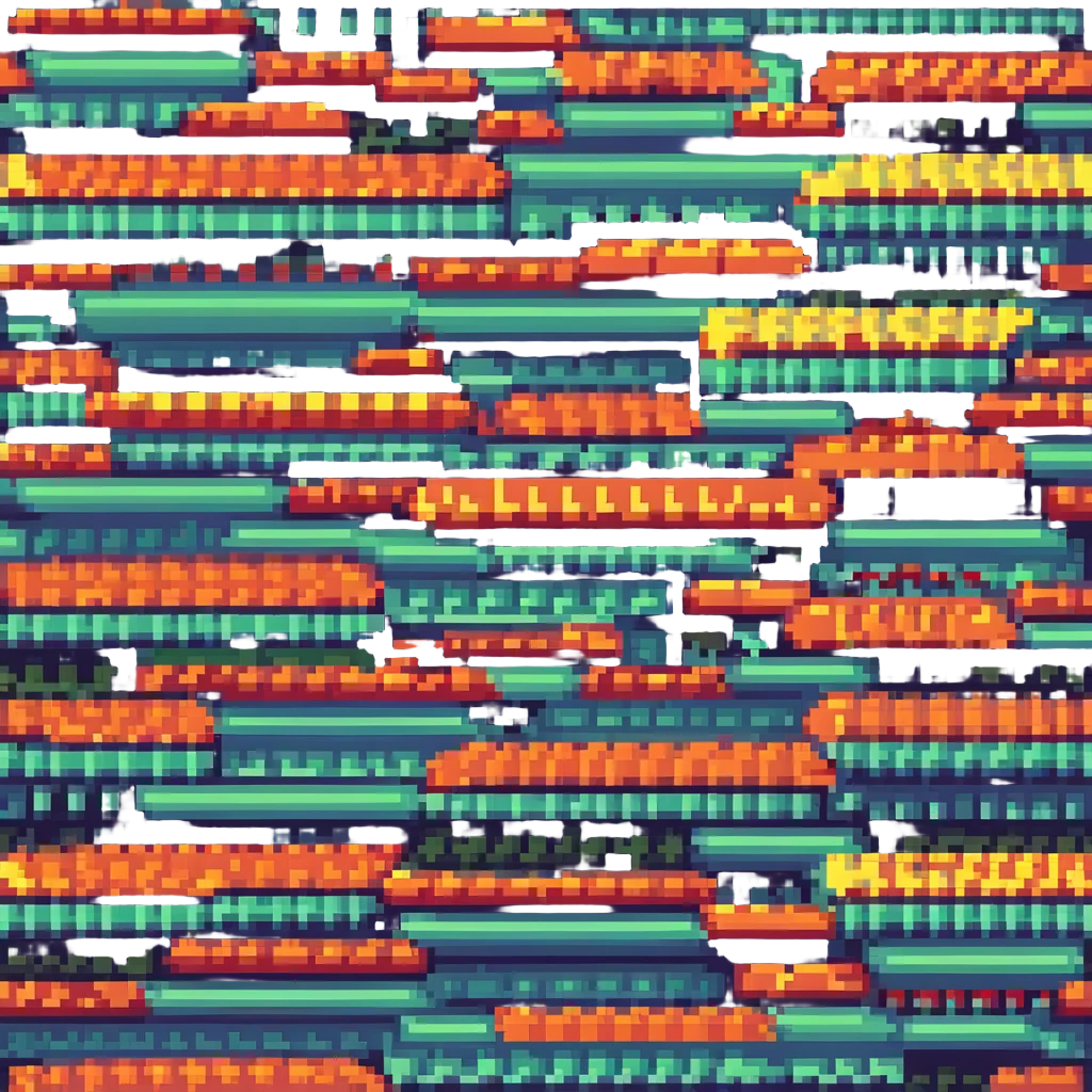 the name 'mohin' in pixel art style, bold and colorful, each letter distinct and playful emoji