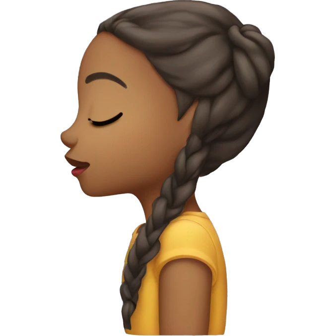 girl kiss emoji