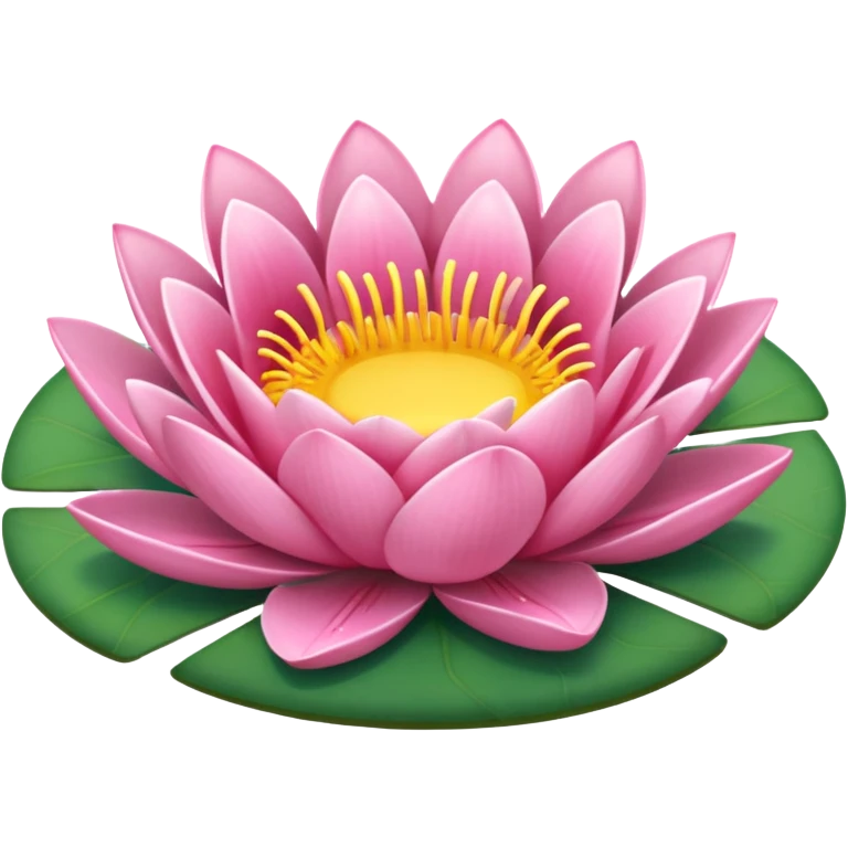 pink lilypad emoji