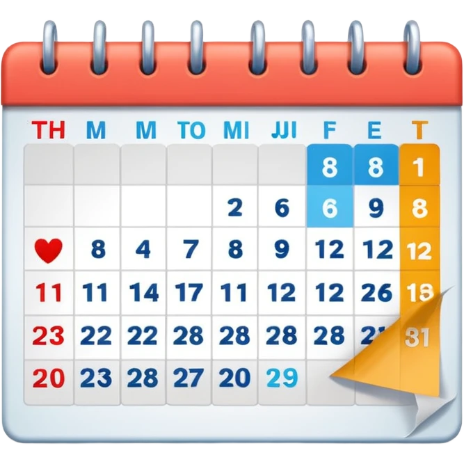 calendar emoji