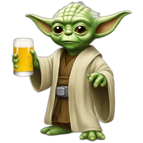 Yoda-Drink-Beer emoji