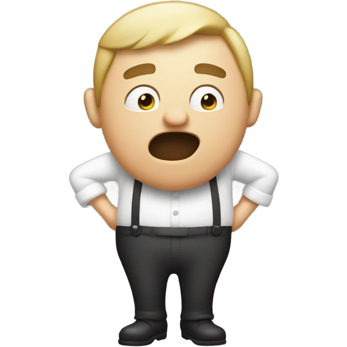 Man farting emoji