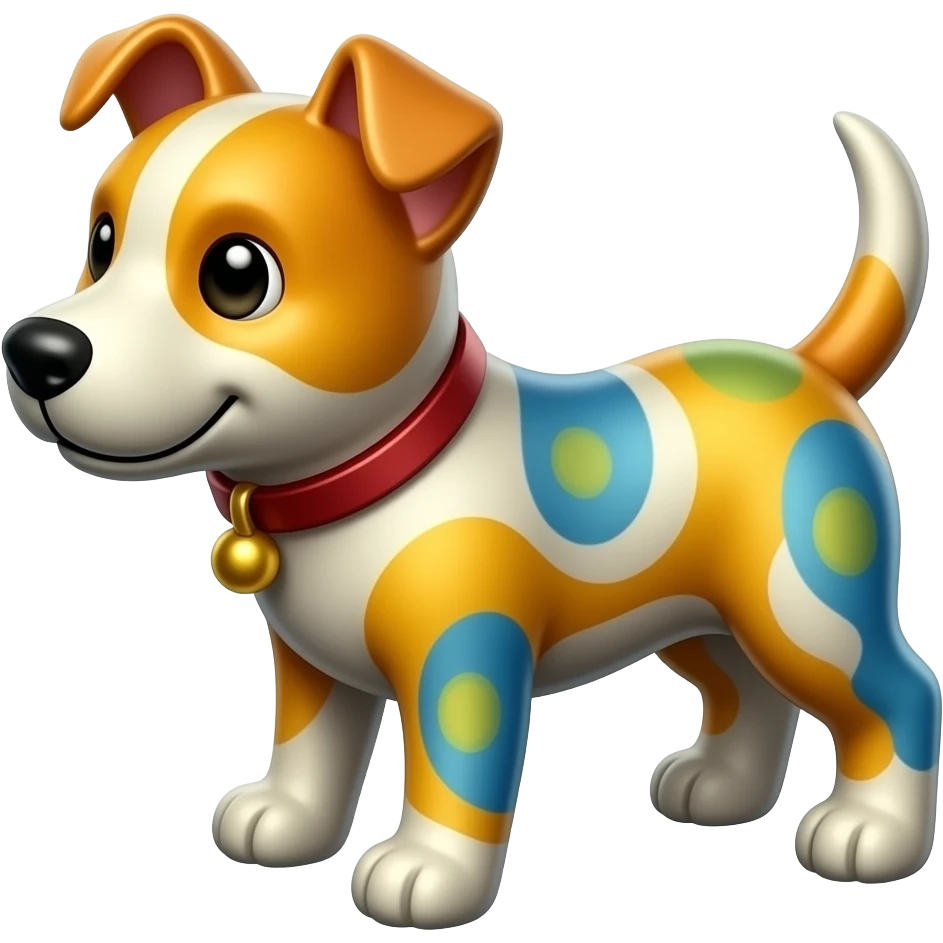 Железный болончик с краской emoji