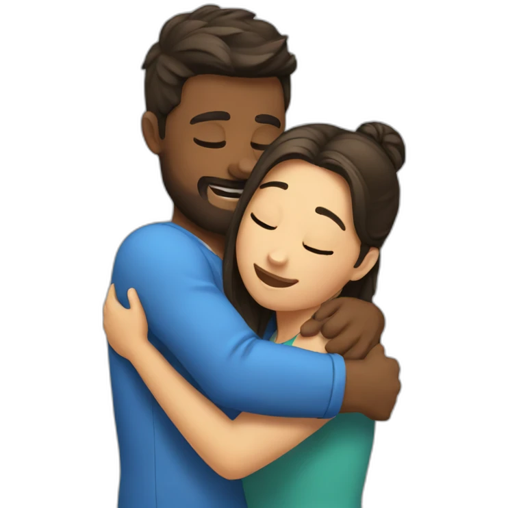 Hug emoji