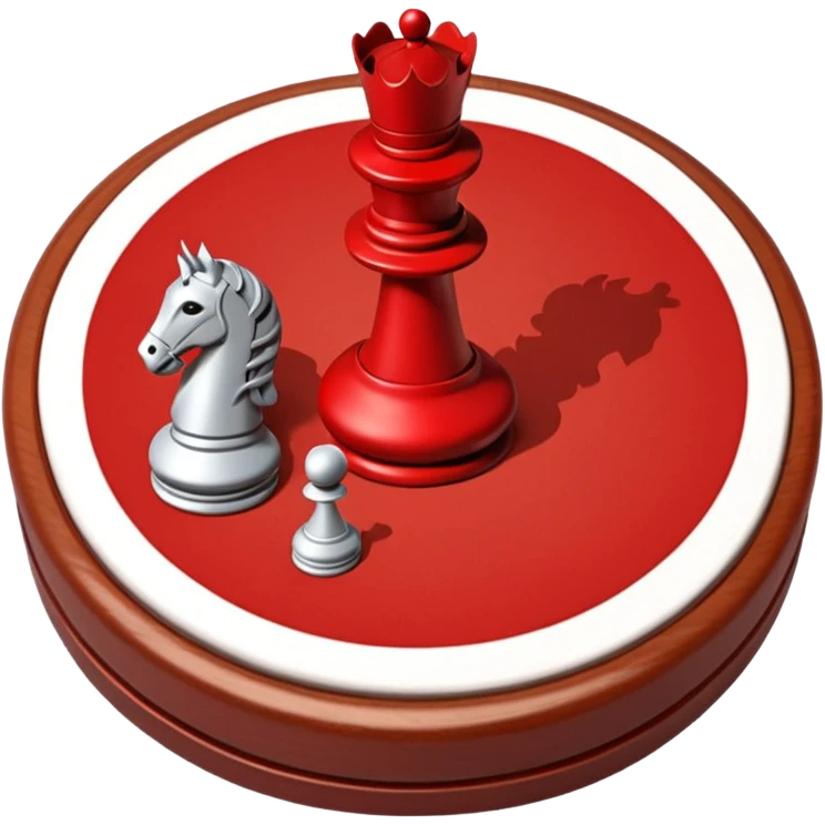 Xiangqi chess cirle piece, knight piece emoji