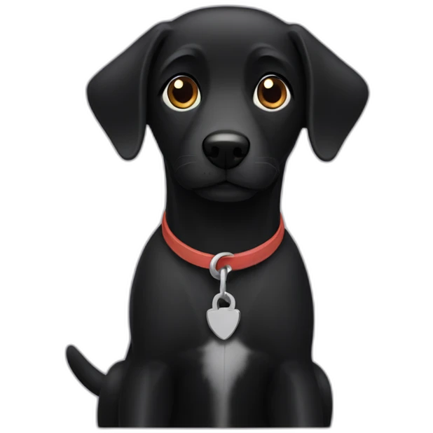 dashhund black dog emoji