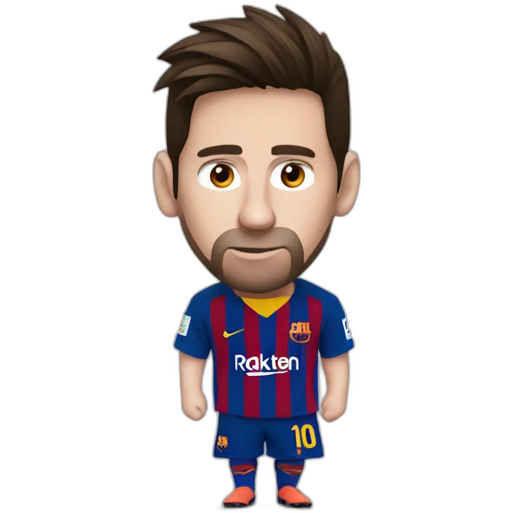 messi thinking emoji