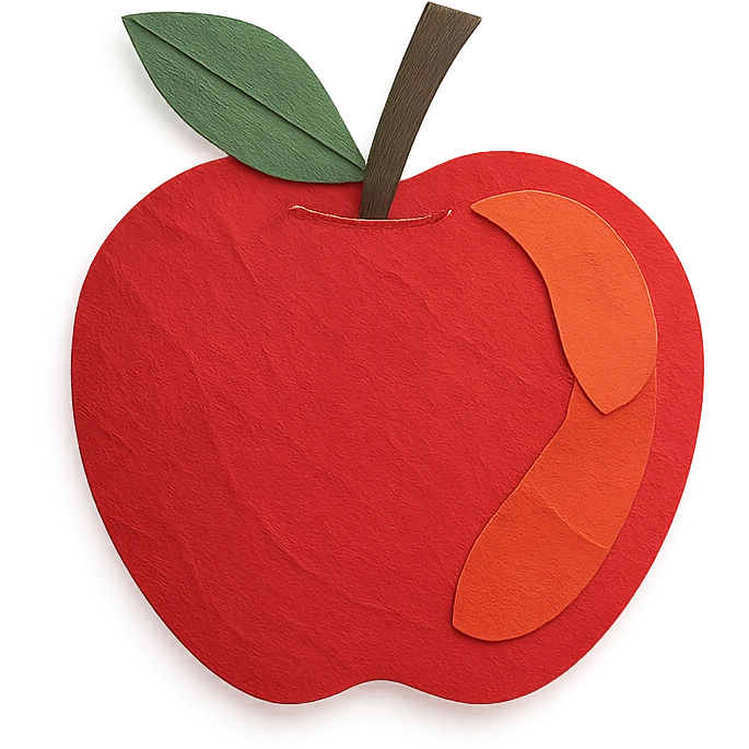 apple fried emoji
