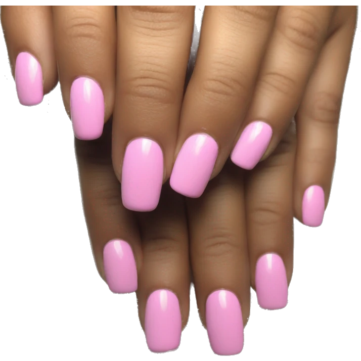 Pink nails emoji