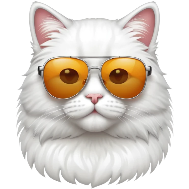 Cool cat wearing sunglasses, looking confident emoji