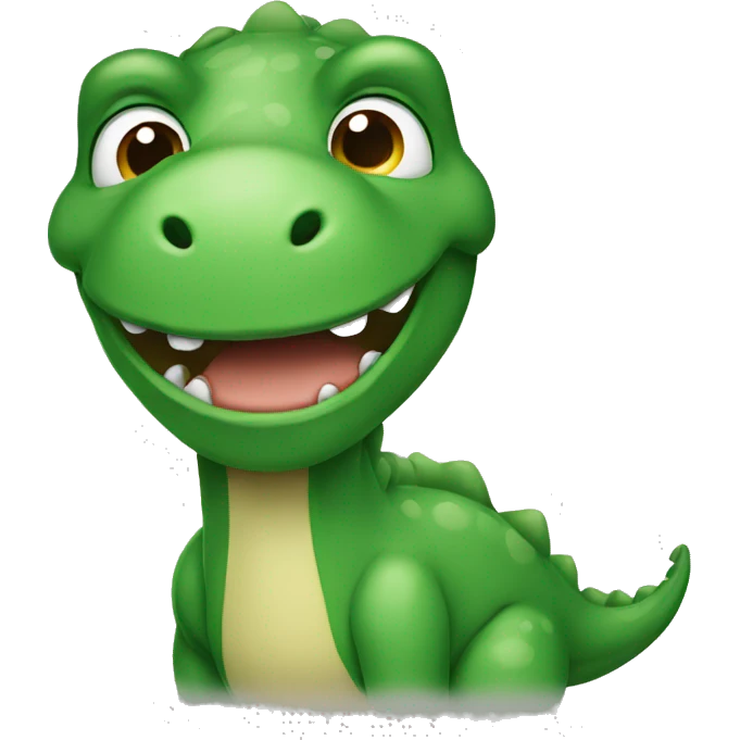 Green dinosaur emoji