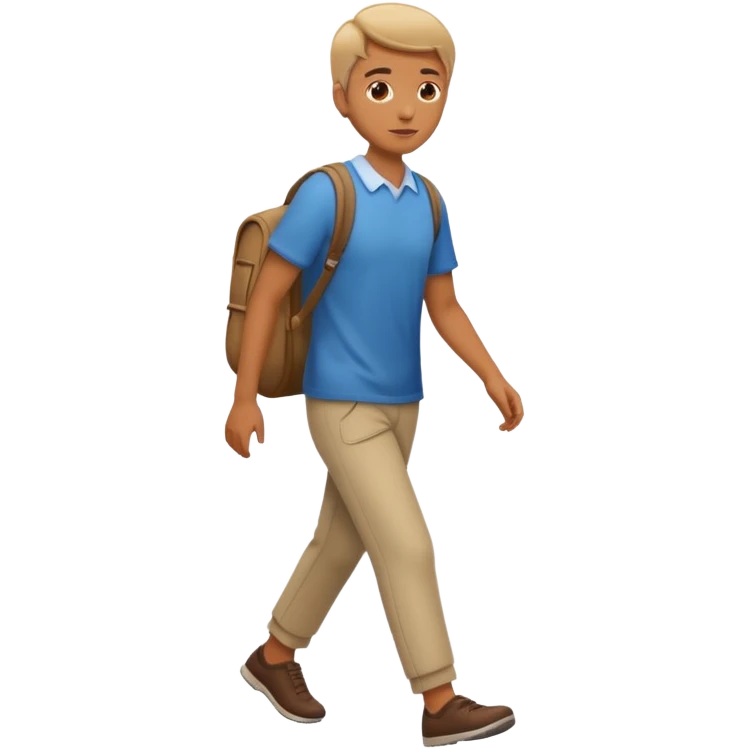 on foot emoji