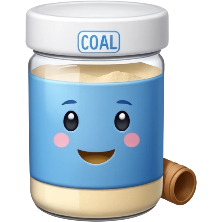 bote de colágeno en polvo emoji