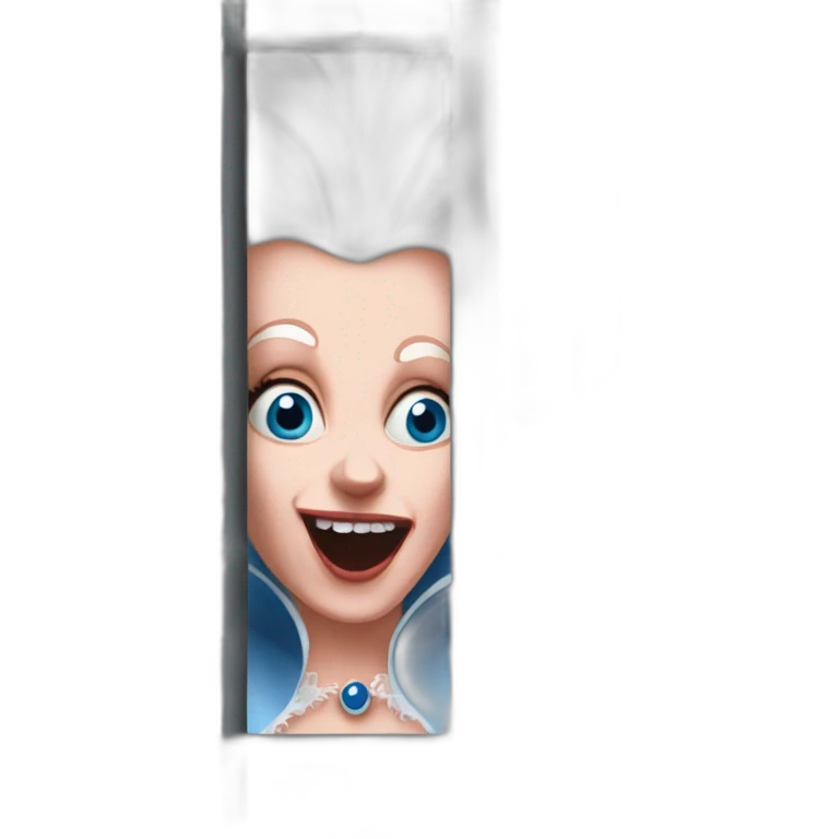 crazy eyes Marie Antoinette scream behind bars scary emoji