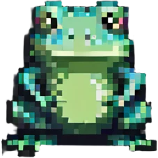 a frog emoji