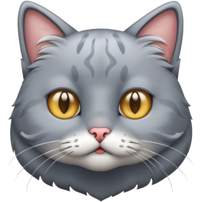 Cat that has a cold emoji
