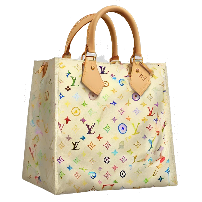 Louis Vuitton shopping bag, the letters on the bag are ST emoji