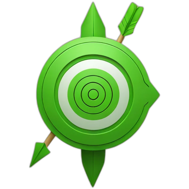 arrow in bullseye targerr emoji