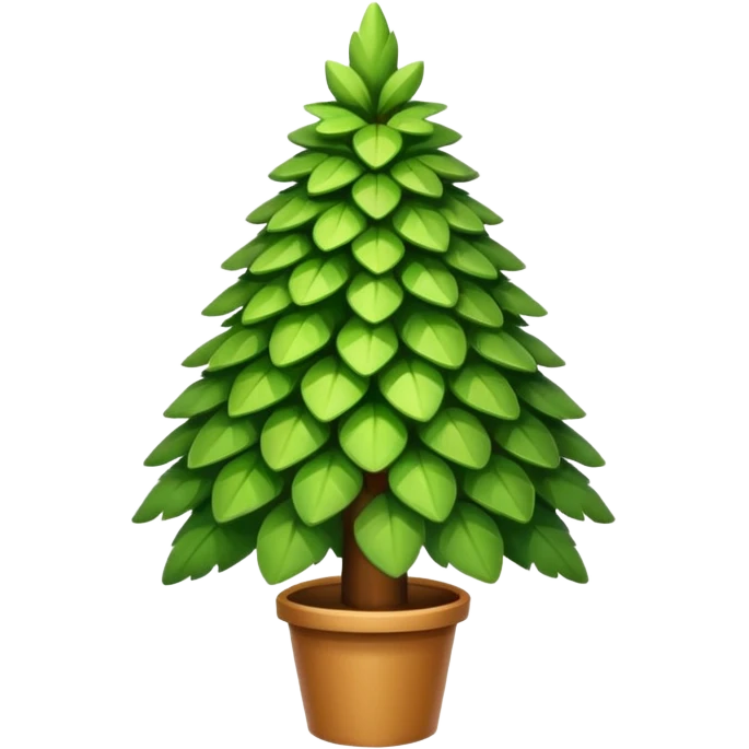 shaped little tree emoji