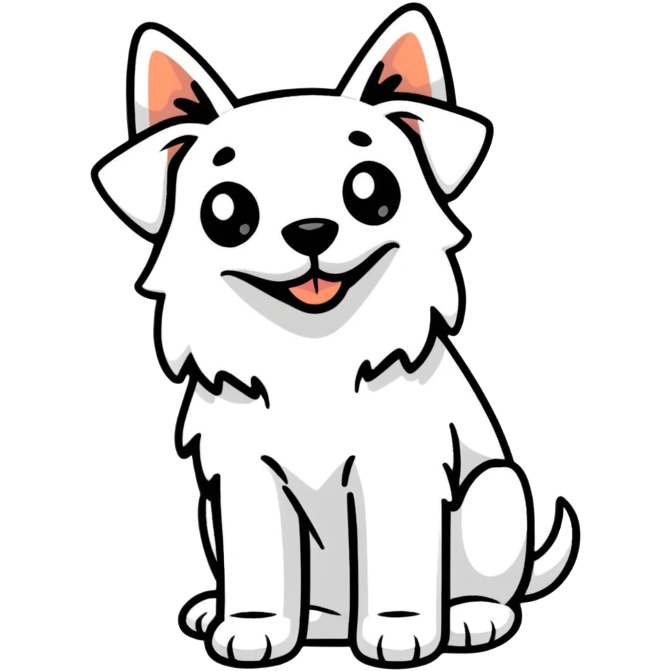 nice friendly dog emoji